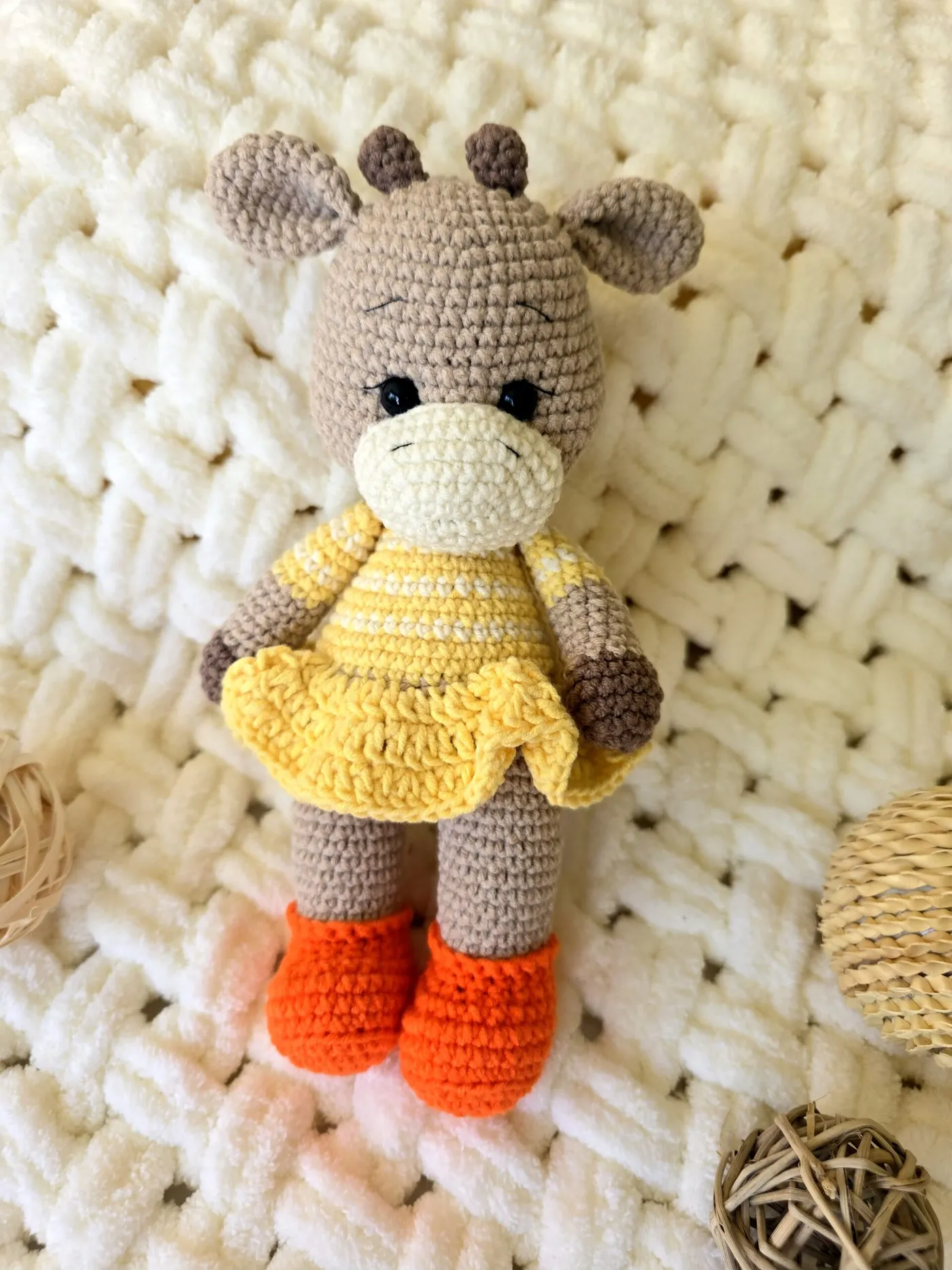 Gehäkelte Giraffe Kuscheltier Handgemacht