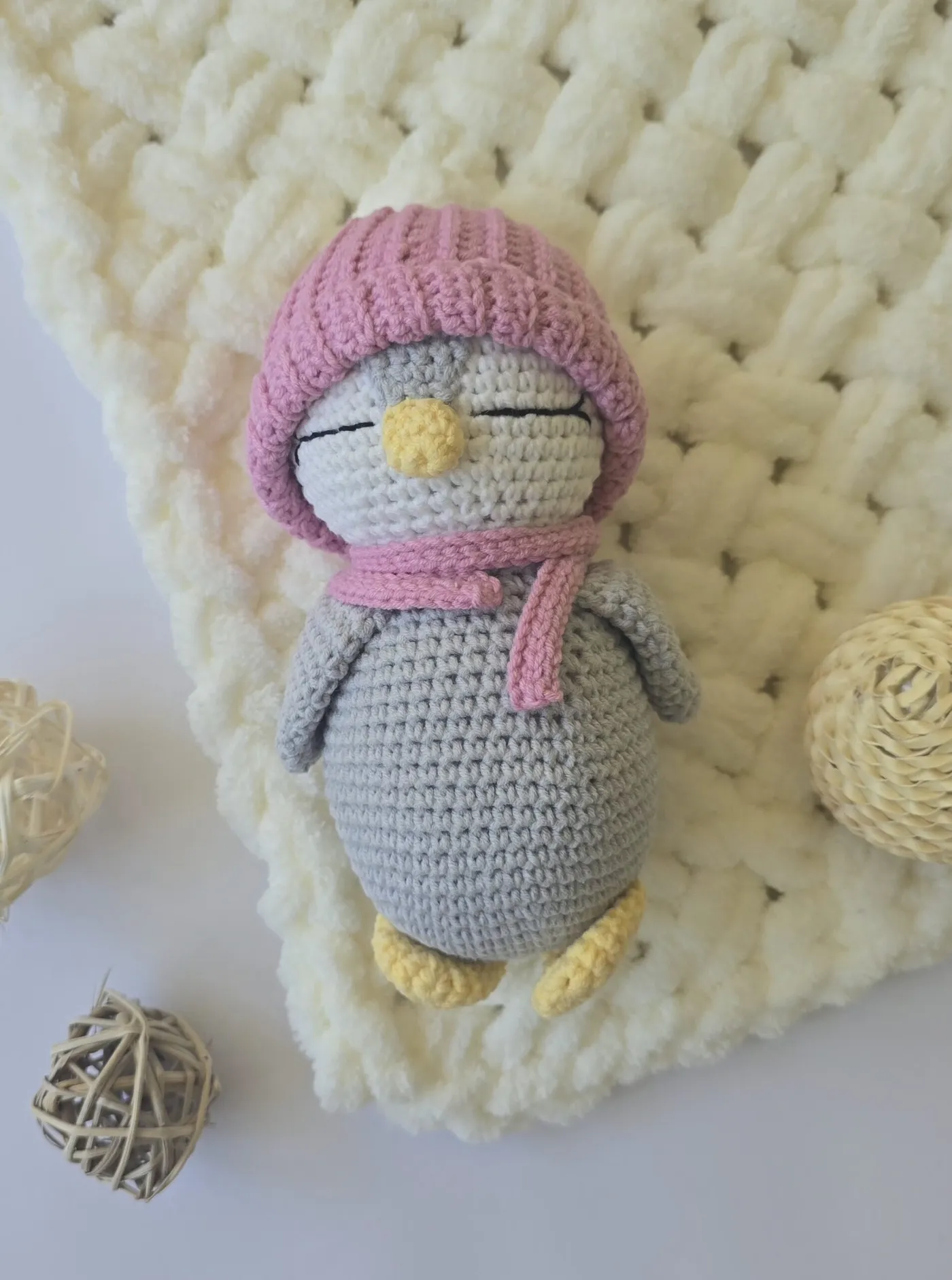 Häkeltier Pinguin – Handgemachtes Spielzeug